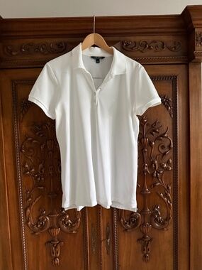 Lauren Ralph Lauren White Polo Shirt XL NWOT